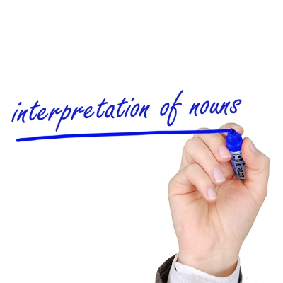 Interpretation of nouns