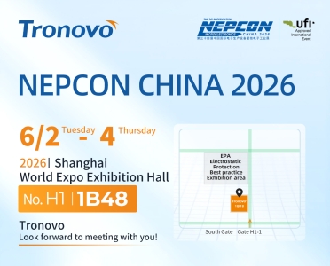 Tronovo Meet You NEPCON CHINA 2026 Shanghai Microelectronics Industry Exhibition